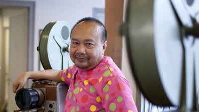 Cambodian film director Rithy Panh poses at Bohana Center, a non-governmental organization, founded by Panh, that collects image and sound archives related to Cambodia. For the past two and a half decades, Panh has made movies that he considers his duty as a survivor of a genocide by the Khmer Rouge regime, and his debt to the dead. His latest, The Missing Picture, is the first in which he focuses on his own story of loss and tormented survival. It’s also the first Cambodian film to be nominated for an Academy Award, and could win Best Foreign Language Film honors at the Oscars this weekend. AP Photo / Vann Channarong, Bohana Center