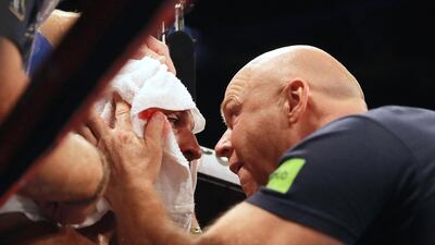 Kell Brook with trainer Dominic Ingle in his corner. Richard Heathcote / Getty Images