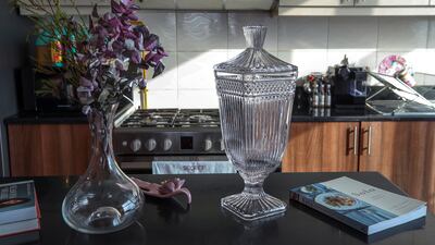 The kitchen area in Ms Ouali's home