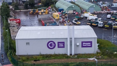 The mine water heat pump building at Gateshead. Photo: UK Government