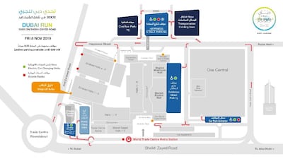 Here's a close up look at the area, and what is located where