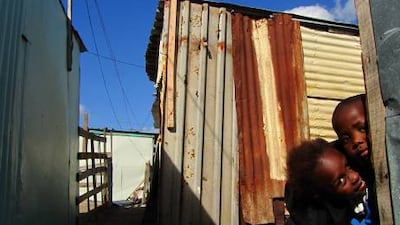 Children in Khayelitsha, Cape Town. Scott Macmillan for The National