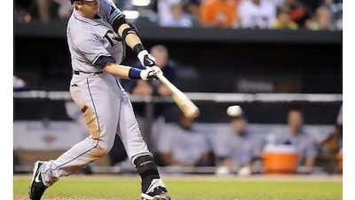 Evan Longoria hit a home run for the Tampa Bay Rays as they enjoyed two victories over the Baltimore Orioles in a doubleheader in the American League East.