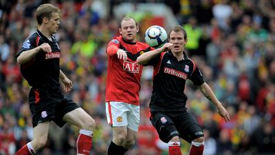 2009-10: United beat Stoke 4-0 but finished a point back in second. Getty