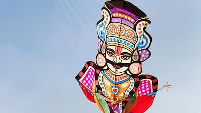 Fliers from around the world gathered at the Dubai Outlet Mall for the third Kite Fiesta, run as part of the Dubai Shopping Festival, but wind made it a challenge for the larger kites. Report, a3. Duncan Chard for The National