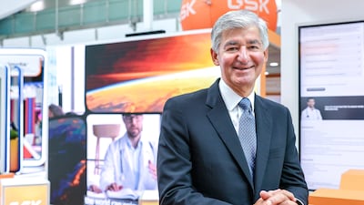 GSK's John Symonds was speaking after the launch of a partnership with the Department of Health, Abu Dhabi to develop a vaccines distribution hub. Victor Besa / The National