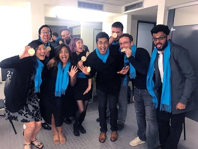 The Twitter Songbirds are the company's choir. Courtesy Twitter.