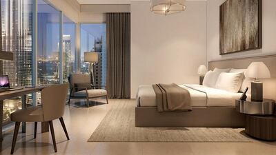 The Act One | Act Two residences are set in 52- and 46-storey towers. Courtesy Emaar