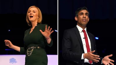The winner of the Conservative Party leadership contest between Liz Truss and Rishi Sunak, one of whom will be named Britain's new prime minister, will be declared on September 5. PA