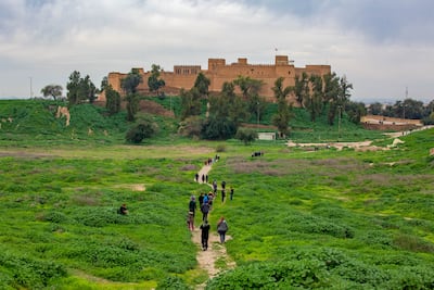 Falak-ol-Aflak Castle in Khorramabad is popular with tourists. Getty Images