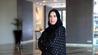 Ameena al Mazrouei, is a candidate running for the Federal National Council in elections this year. She hopes to represent her emirate, Abu Dhabi. Pawan Singh / The National