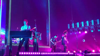 The 1975's 90-minute set featured hits from all three of their albums. Sophie Prideaux / The National