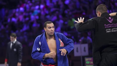 UAE jiu-jitsu fighter Faisal Al Ketbi grabbed his second silver on Saturday at the Grand Slam London, the fourth and final leg of the Abu Dhabi World Tour after Tokyo, Los Angeles, and Rio de Janeiro. Mona Al Marzooqi/ The National