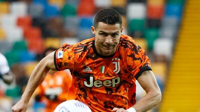 Juventus' Cristiano Ronaldo in action against Udinese. Reuters
