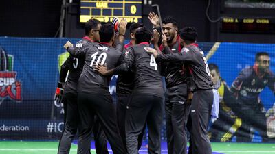 UAE came very close to making the semi-finals of the Indoor Cricket World Cup in Dubai. Chris Whiteoak / The National