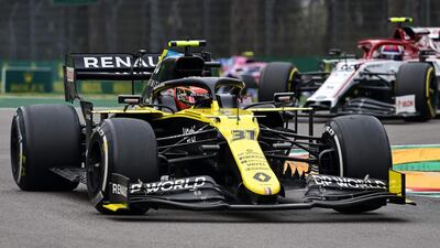 Alfa Romeo's German driver Mick Schumacher competes during the Formula One Emilia Romagna Grand Prix at the Autodromo Internazionale Enzo e Dino Ferrari race track in Imola, Italy, on November 1, 2020. AFP