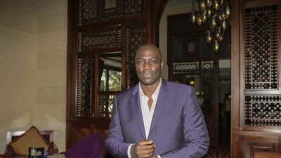 Adewale Akinnuoye-Agbaje, lead actor in Bilal. Sarah Dea / The National
