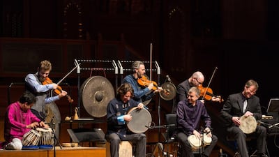 A performance by Yo-Yo Ma’s Silk Road Ensemble. Khalid Al Busaidi / ROHM