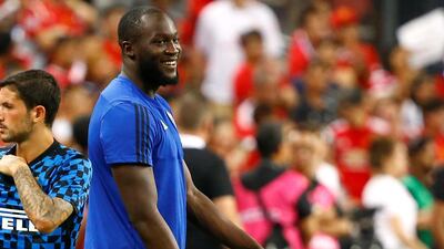 Romelu Lukaku has watched most of Manchester United's pre-season from the sidelines as he nurses an injury. Reuters