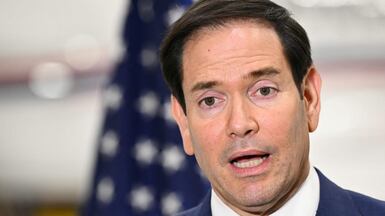 US Secretary of State Marco Rubio said the draft resolution was making 'good progress'. AFP