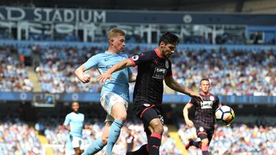 Centre-back: Christopher Schindler (Huddersfield) – A rock at the back as Huddersfield stopped a Manchester City team with 102 goals this season from scoring in a stalemate. Michael Regan / Getty Images