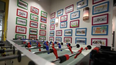 A table football game in reception and almost-life-size model of Spider-Man nearby lets visitors know right away that this is no ordinary office.