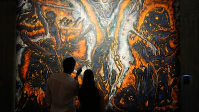 Darkness and Light is Lebanese-American artist Nabil Kanso's first solo exhibition in Lebanon. Photo: Nabil Kanso Estate