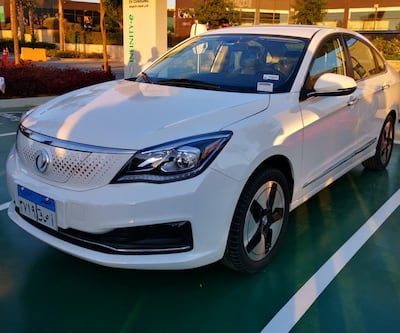 The E70 car from the Chinese Dongfeng Motor Corporation will be produced in Egypt in 2022. Photo: Ministry of Public Enterprise