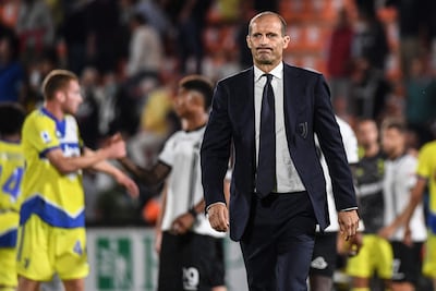 Massimiliano Allegri is finding his second stint as Juventus manager much more challenging than his first. AFP