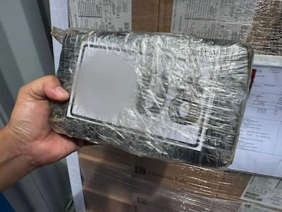 Smugglers hid 25kg of cocaine in a shipment of medical equipment. SPA