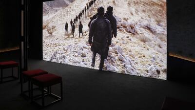 A still from Nujoom Alghanem's 'Passage' (2019). Photo: Barbara Zanon