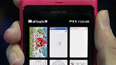 The Nokia N9 smartphone. Tim Chong / Reuters