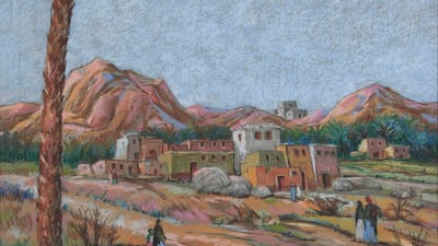 A Village by Mohamed Sabry. Courtesy of Barjeel Art Foundation