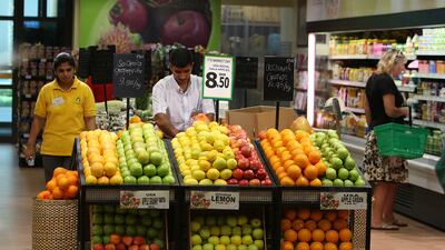 Some grocery stores are attempting to end negative connotations surrounding funky-looking fruit. Pawan Singh / The National