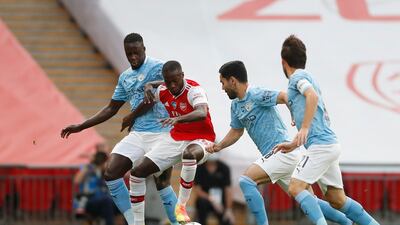Nicolas Pepe - 7: Excellent cross from right to back post for Aubameyang's opening goal and played a part in second. Reuters