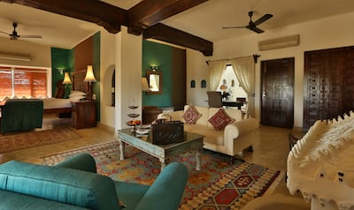 The resort is home to only nine guest suites. Photo: Mihir Garh