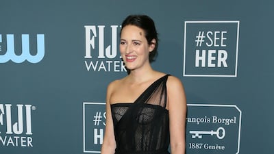 Phoebe Waller-Bridge, wearing Dior, arrives at the 25th annual Critics' Choice Awards on Sunday, January 12, 2020. AFP