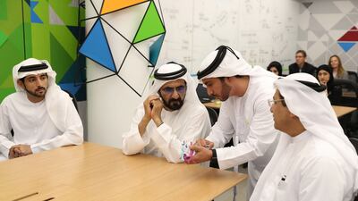 Sheikh Mohammed bin Rashid has inaugurated the Dubai Future Accelerators scheme, which aims to connect government departments with high-tech firms. Wam