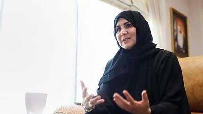 Dr. Muhadditha Al Hashimi, the new female director at Sharjah Women's College in University City, is one of the few Emirati women in leadership roles within higher education. Sarah Dea / The National