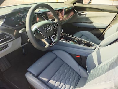 A pronounced centre tunnel separates the driver from other occupants in this low-slung model.