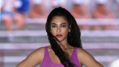 Beyoncé wore a Florence Griffith-Joyner inspired outfit for Halloween.