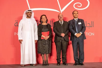Hoda Barakat won the 2019 International Prize for Arabic Fiction in a ceremony in Abu Dhabi last week. Antonie Robertson / The National