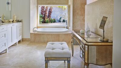 One of the ensuite bathrooms. Courtesy Knight Frank