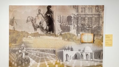 The Unkown Fallen book at the Singularity of Peace exhibition in London