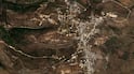 A satellite image shows the village of Froun in Lebanon, one of the two 'pilot zones' for Israel's withdrawal. Reuters