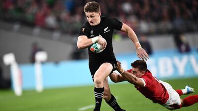 15. Beauden Barrett (New Zealand). The All Blacks might have seen their 12-year unbeaten World Cup record end against England, but Barrett was still fighting the good fight until the very end. AFP