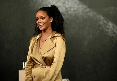 Rihanna hosted the Fenty Beauty Artistry & Beauty Talk in Dubai.