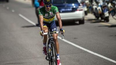 Saxo-Tinkoff's Spanish cyclist Alberto Contador during the Tour of Oman.