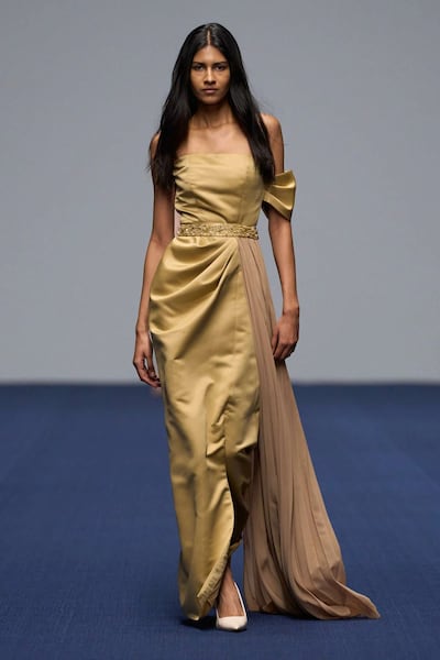 Nura's AI-assisted designs are an interesting, if slightly safe, addition to the mix. Photo: Fashion Network