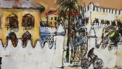 A depiction of Harare by the Zimbabwean artist Daryl Nero. Courtesy Daryl Nero / Showcase Gallery
